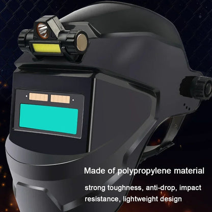 Professional Welding Facemask Automatic Light Adjustment Panoramic Lens For Safe Arc  TIG Welding 5