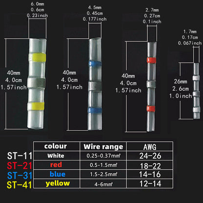 Welding Ring Heat Shrink Terminal IP67 Waterproof Wire Connector For Electrical Equipment 11
