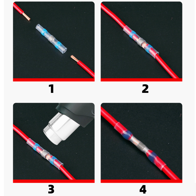 Welding Ring Heat Shrink Terminal IP67 Waterproof Wire Connector For Electrical Equipment 4