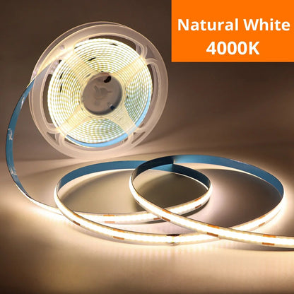 USB 5V COB LED Light Strip Flexible Touch Dimmer Diode Tape For DIY Room TV Mirror Backlight  Wall  5