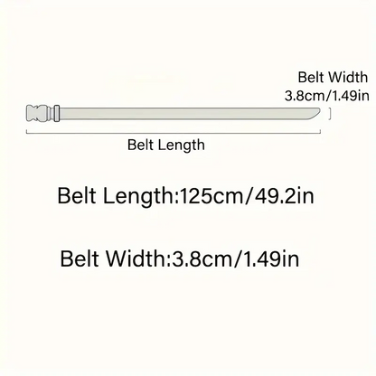NoHole Tactical Waist Belt Automatic Buckle Design Durable Unisex Belt For Hiking Camping  Daily We 8