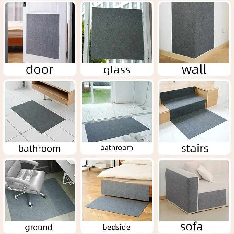 Cats Scratch Board Wall Protector Anti Cat Scratch Sofa Pad With SelfAdhesive Carpet DIY Claw Guard 1
