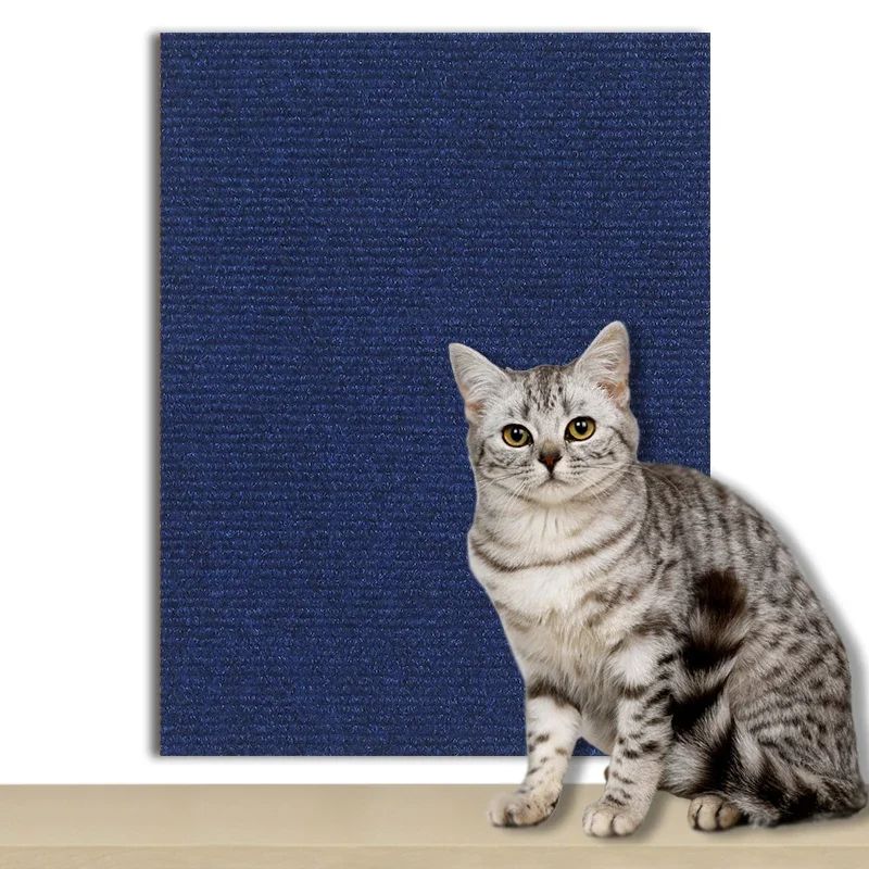 Cats Scratch Board Wall Protector Anti Cat Scratch Sofa Pad With SelfAdhesive Carpet DIY Claw Guard 8
