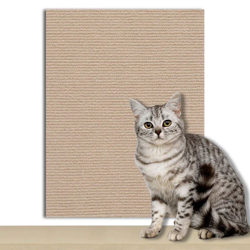 Cats Scratch Board Wall Protector Anti Cat Scratch Sofa Pad With SelfAdhesive Carpet DIY Claw Guard 11