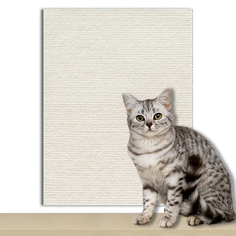 Cats Scratch Board Wall Protector Anti Cat Scratch Sofa Pad With SelfAdhesive Carpet DIY Claw Guard 13