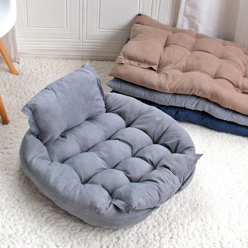 Multifunction Dog Bed Mat 3-in-1, Sofa, Nest & Cushion for Cats & Dogs