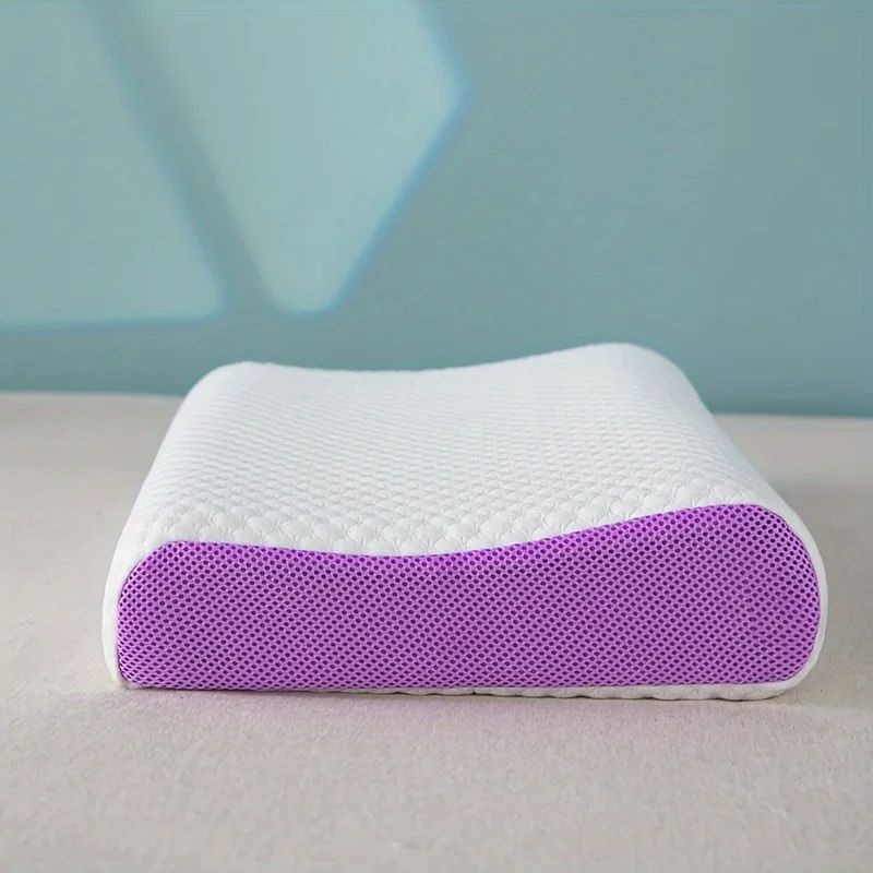 Pectin Pillow Breathable Air Layer TPE Pillow Washable Zero Pressure Cervical Neck Support 2