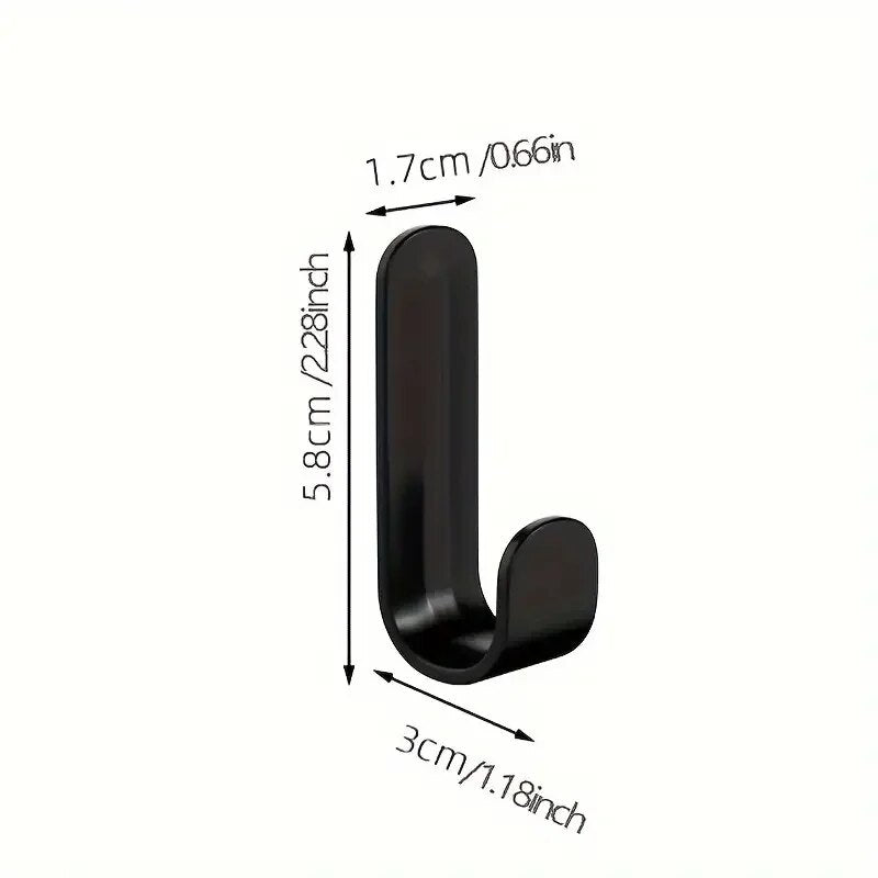 Strong SelfAdhesive Wall Adhesive Hook Waterproof Sticky Wall Hanger For Bathroom Kitchen  Keys 1