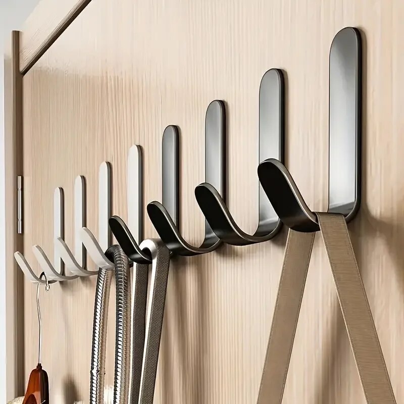 Strong SelfAdhesive Wall Adhesive Hook Waterproof Sticky Wall Hanger For Bathroom Kitchen  Keys 2