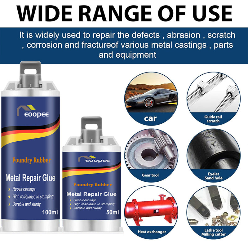 HighStrength Metal Repair Epoxy Adhesive Heat  Cold Resistant Welding Glue For Leak Repair  Bonding 3