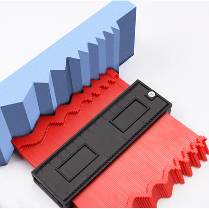 MultiAngle Cutting Template  Line Copier Ruler Essential Measuring Instrument for DIY Woodworkin