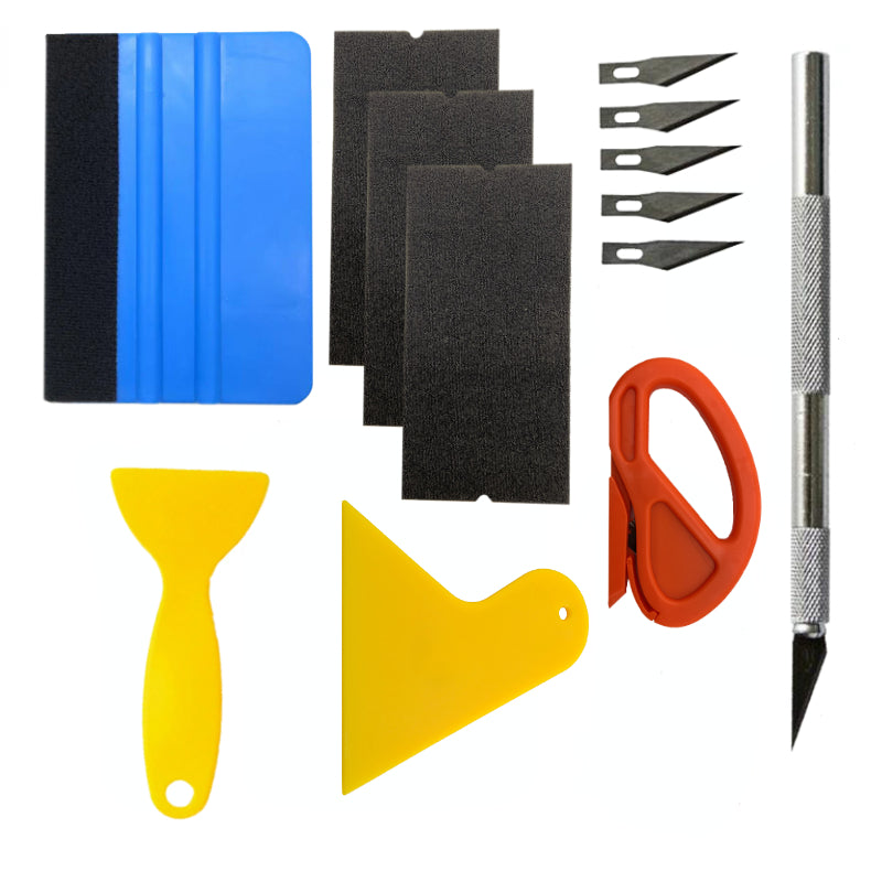Car Wrapping Tools Kit Auto Foil Set With Vinyl Wraps Squeegee Scraper  Cutter Knife For Perfect Fi 1