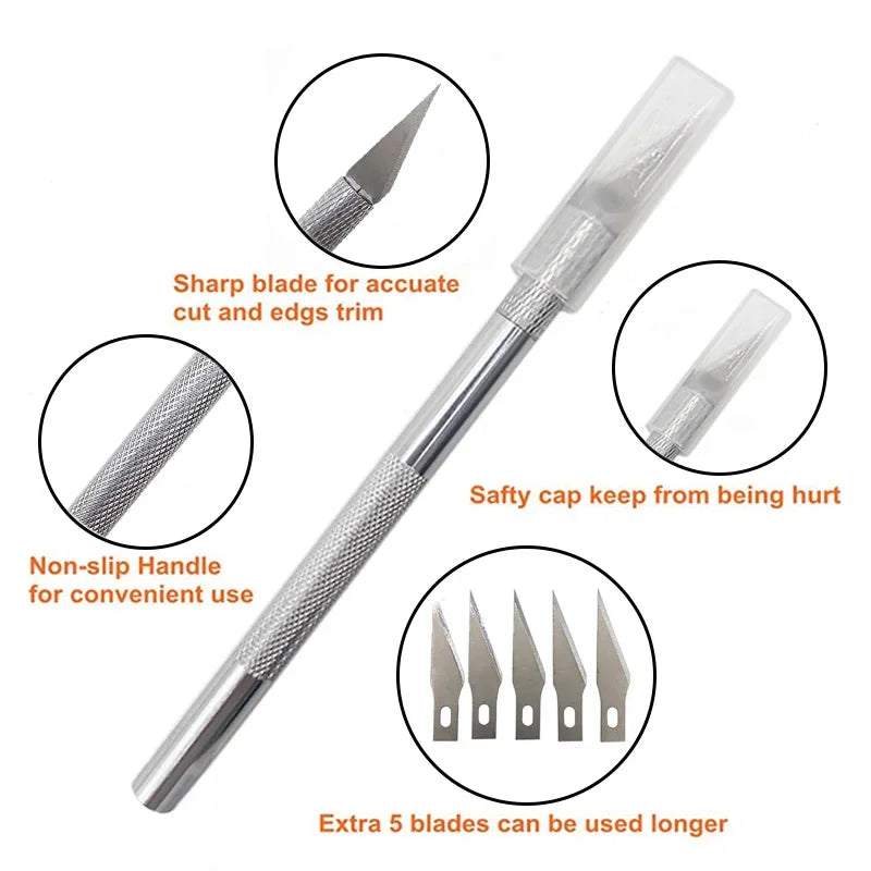 Car Wrapping Tools Kit Auto Foil Set With Vinyl Wraps Squeegee Scraper  Cutter Knife For Perfect Fi 4