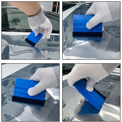 Car Wrapping Tools Kit Auto Foil Set with Vinyl Wraps, Squeegee, Scraper & Cutter Knife for Perfect Film Application