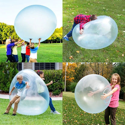 Soft AirFilled Bubble Ball Childrens Inflatable Elastic Balloon For Summer Games  Gifts 1