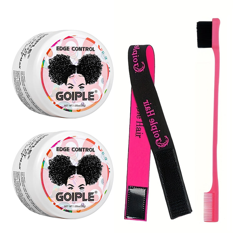 Mini Small Hair Gel Edge Control for 4C Curls & Tames Broken Hair Fix Bang Pomade & Styling Cream