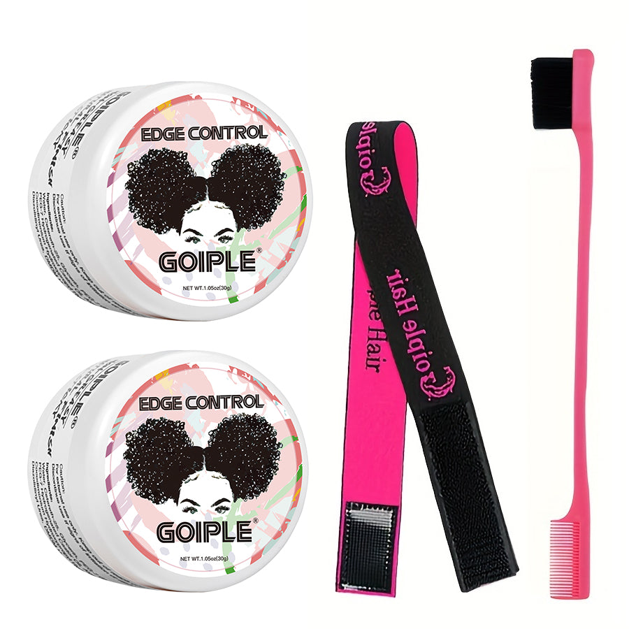 Mini Small Hair Gel Edge Control for 4C Curls & Tames Broken Hair Fix Bang Pomade & Styling Cream