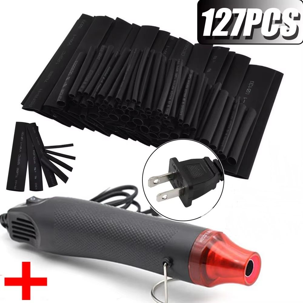 Heat Shrink Tubing Kit, Wire Shrinking Wrap for Cable Repair & Protection