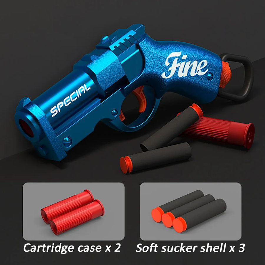 Shell Throwing Soft Bullet Launcher Toy Gun Airsoft Foam Bullet Blaster For Outdoor CS Games  Kids  8