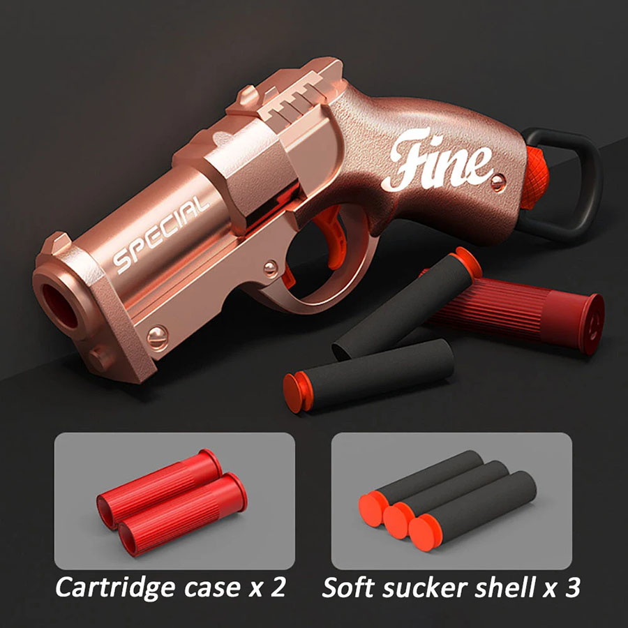 Shell Throwing Soft Bullet Launcher Toy Gun Airsoft Foam Bullet Blaster For Outdoor CS Games  Kids  9