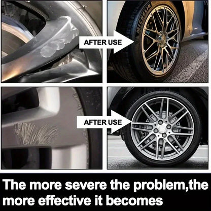 Wheel Hub Scratch Repair Wax  Deep Conditioning For Automobile Tires  Alloy Wheels 2