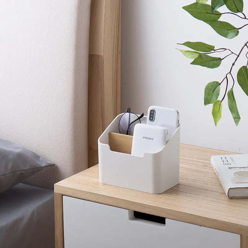 Practical storage box for TV and AC remotes