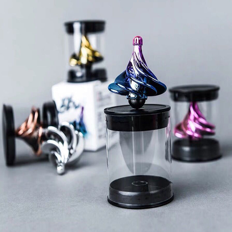 Kinetic Spinner Toy WindPowered Rotating Desk Fidget Toy  Fun Stress Relief Gift for Children  A