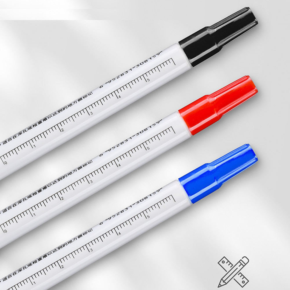DoubleTip Deep Hole Long Head Nib Markers Waterproof MultiPurpose Pen For Metal Woodworking  Bathro 5