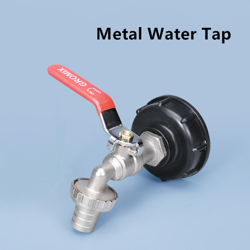 Metal Hose Coupling  Water Pipe Fitting Durable IBC Tank Tap Connector for Garden  Home Use