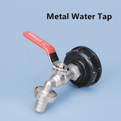 Metal Hose Coupling  Water Pipe Fitting Durable IBC Tank Tap Connector for Garden  Home Use