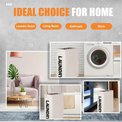 Breathable storage basket for dirty clothes