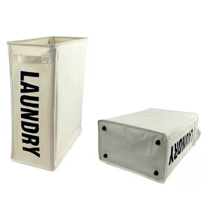 Large capacity foldable laundry basket for home