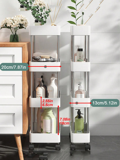 spacesaving storage cart for home