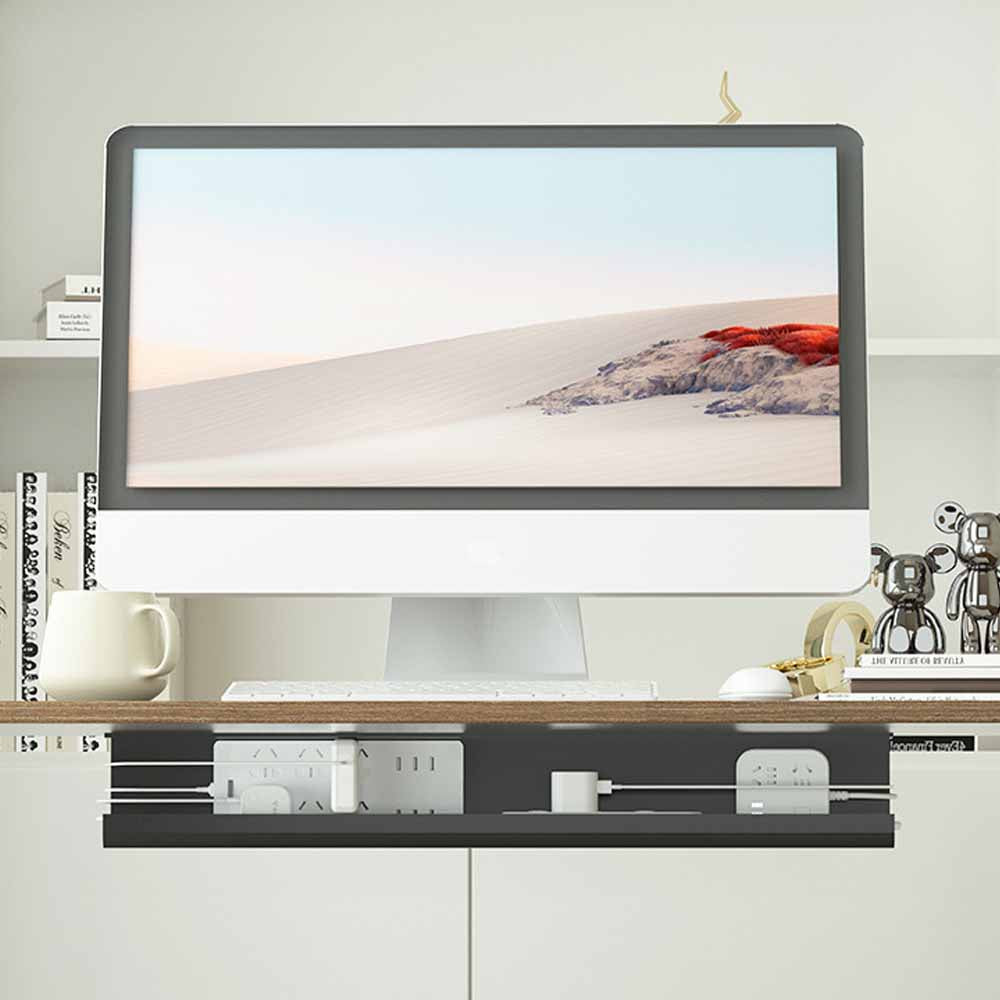 Cable organizer for desk with adhesive