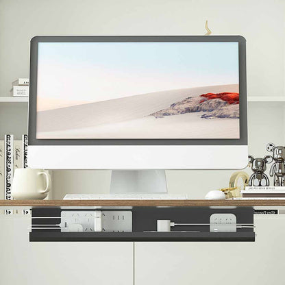 Cable organizer for desk with adhesive