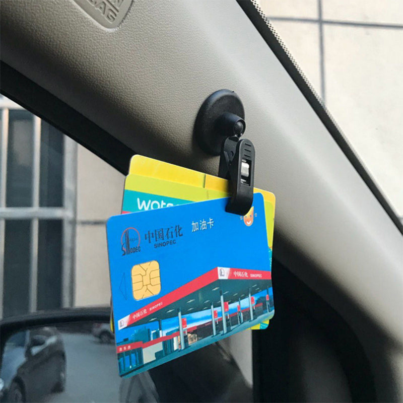 Car Sunshade Clip & Suction Mount Durable Interior Car Accessory for Windows