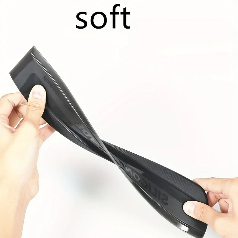 Soft Silicone Squeegee Tool NonScratch Water Blade for Car Wraps Window Drying  Film Scraping