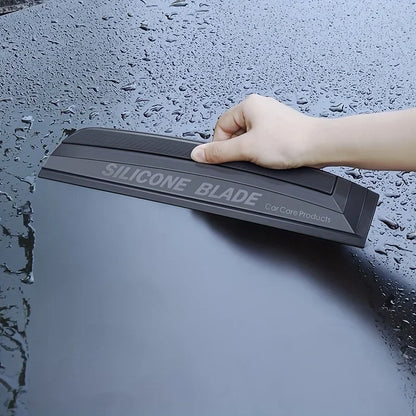 Soft Silicone Squeegee Tool, Non-Scratch Water Blade for Car Wraps, Window Drying & Film Scraping
