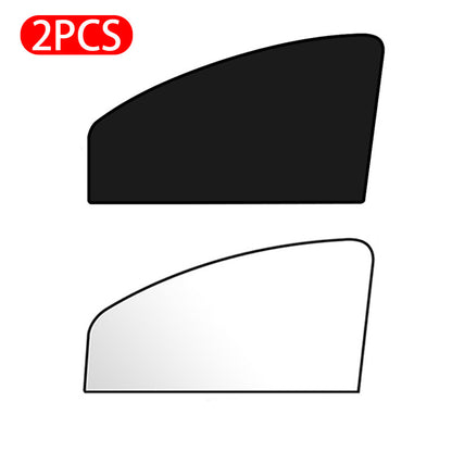 2Pcs Magnetic Car Side Window Sun Shade Curtain  UV Reflective Sun Protection For Summer 7