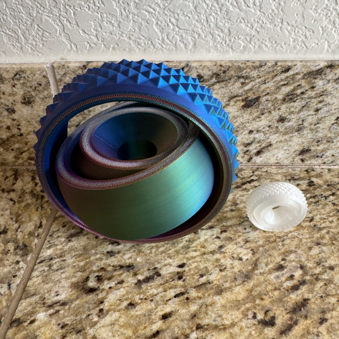 Universal Gravity Rotation Ball 3D Printed Fingertip Gyroscope Toy For Adults  Kids Stress Relief   5