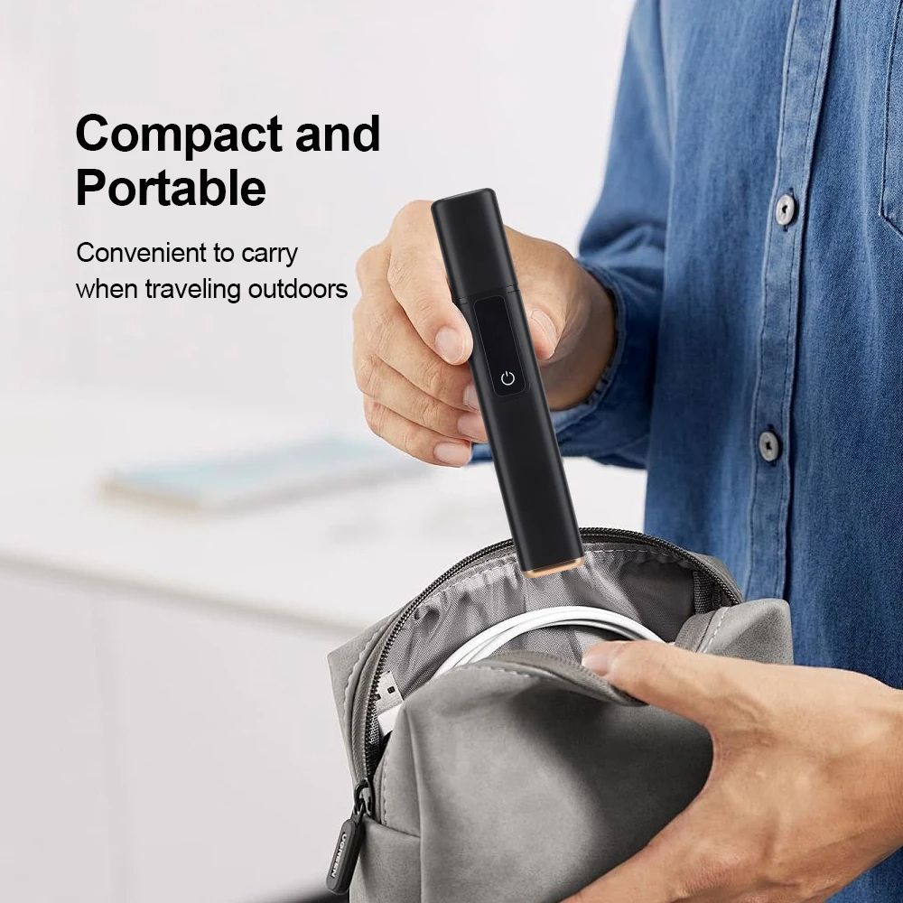 Professional Unisex Nose Hair Trimmer Rechargeable Automatic  Portable For Painless Grooming 6