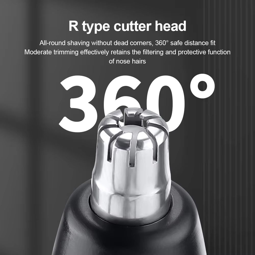 Professional Unisex Nose Hair Trimmer Rechargeable Automatic  Portable For Painless Grooming 10