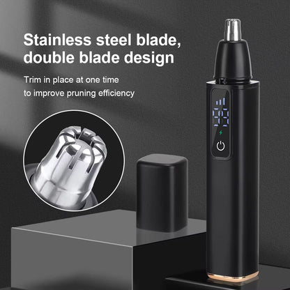 Professional Unisex Nose Hair Trimmer Rechargeable Automatic  Portable For Painless Grooming 11