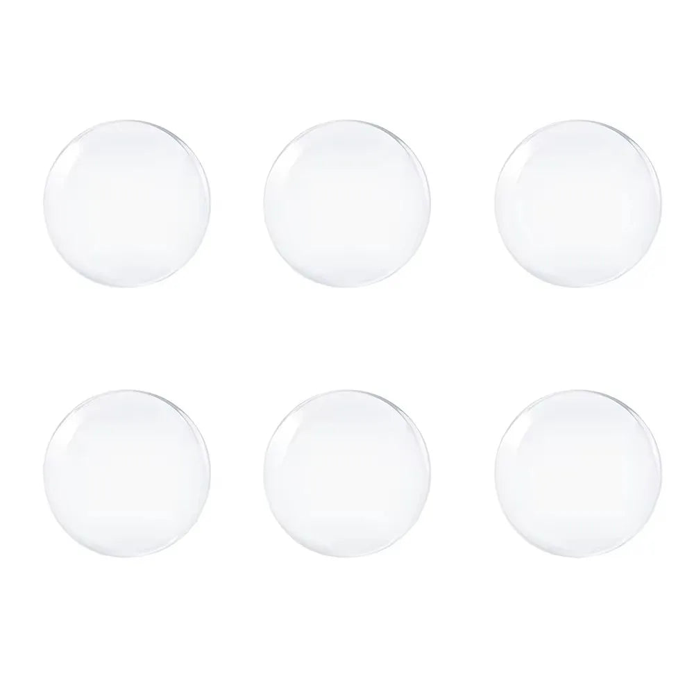 Clear Soft Rubber Door Stopper Door Knob Wall Shield  Muffler Pad Protective Plug 6