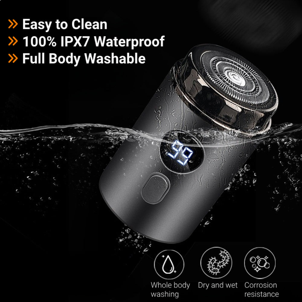 Mini Electric Shaver For Men  Women Portable Type C Rechargeable Wet Dry Shaver With LED Display 2