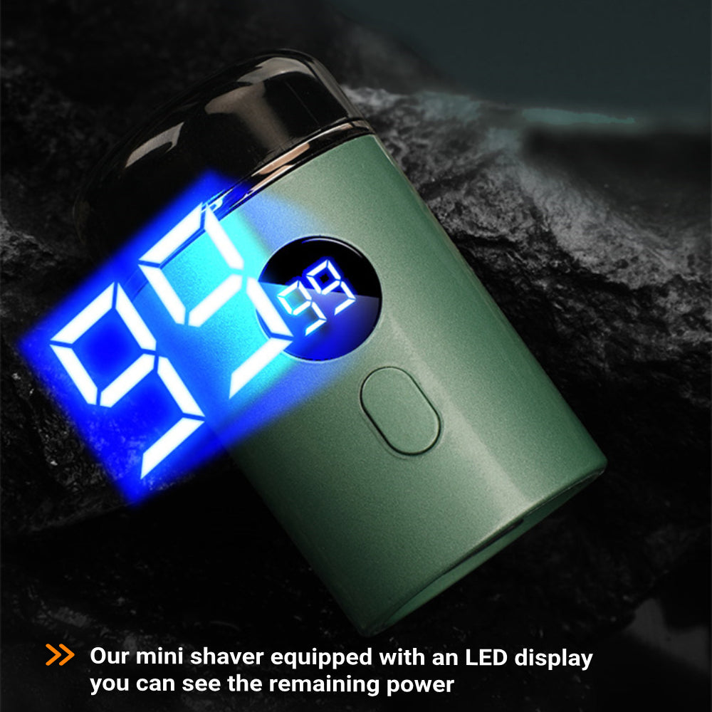Mini Electric Shaver For Men  Women Portable Type C Rechargeable Wet Dry Shaver With LED Display 4