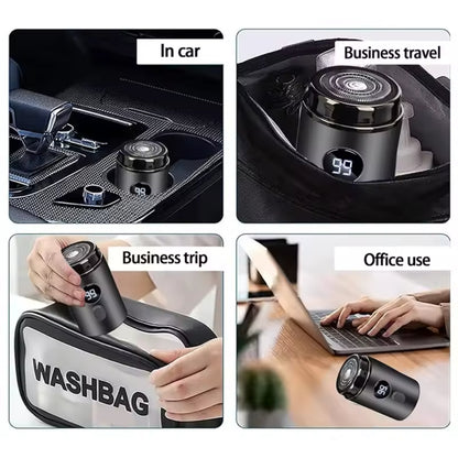 Mini Electric Shaver For Men  Women Portable Type C Rechargeable Wet Dry Shaver With LED Display 5