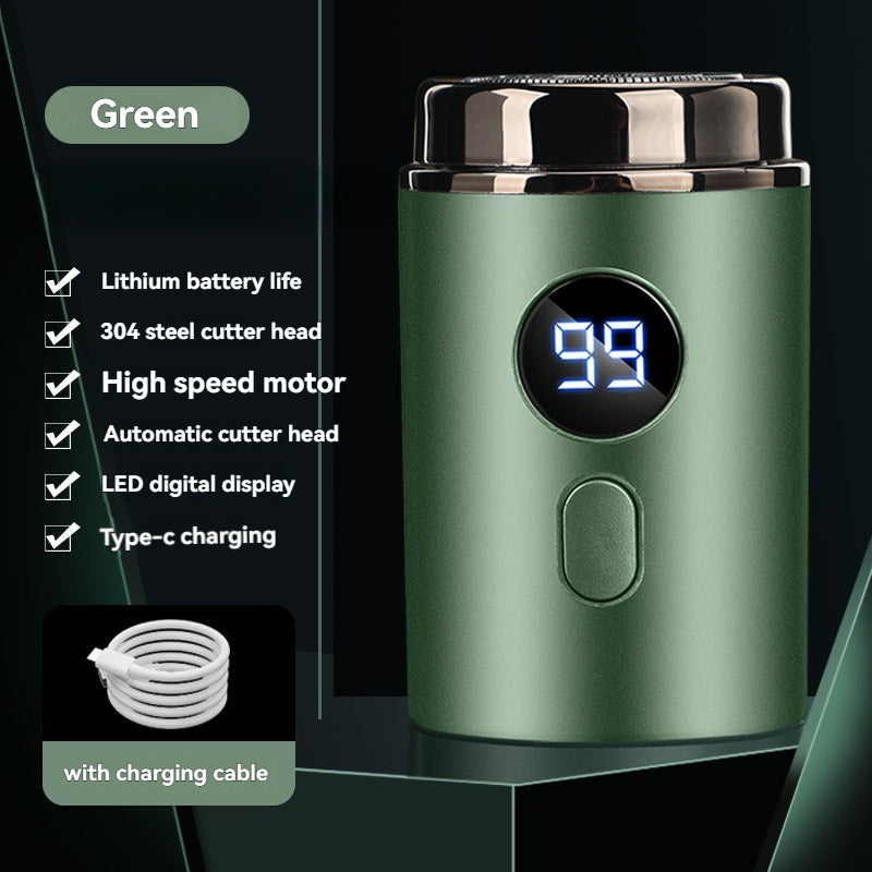 Mini Electric Shaver For Men  Women Portable Type C Rechargeable Wet Dry Shaver With LED Display 6
