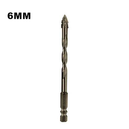 HighFourEdged Serrated Eccentric Drill Bit Dry Drilling For Ceramic Tiles Glass Marble  Concrete 5