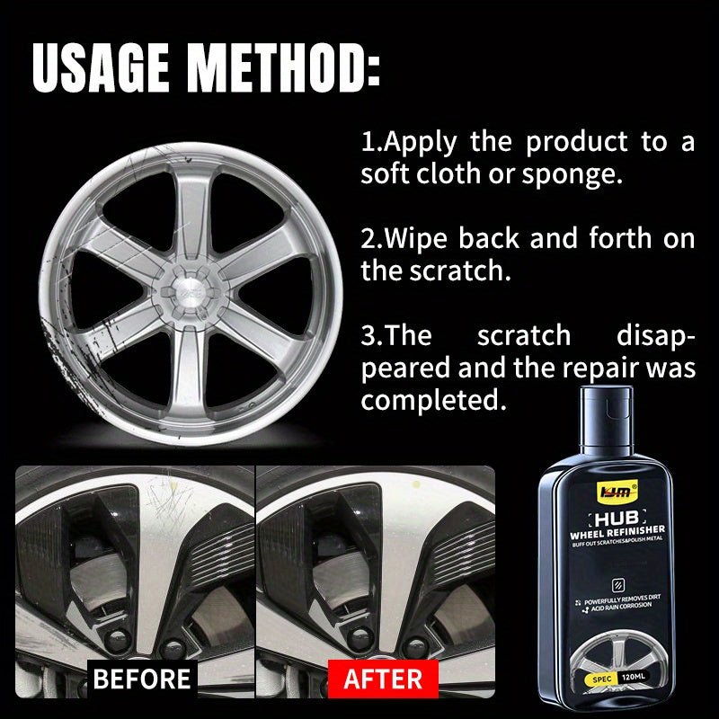 Car Hub Repair Kit Deep Graphene Coating To Eliminate Scratches Rust  Discoloration Alloy Wheel Res 1